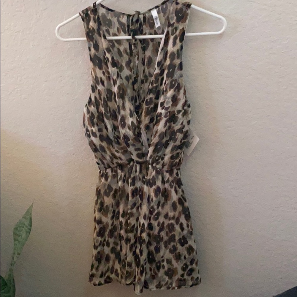Cheetah print dress